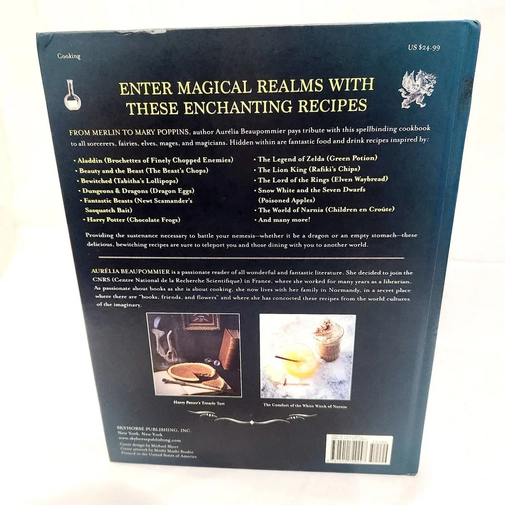 Wizard's Cookbook Magical‎ Recipes Harry Potter Wizard of Oz Hardcover